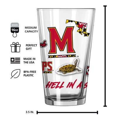Maryland 16oz Native Pint Glass