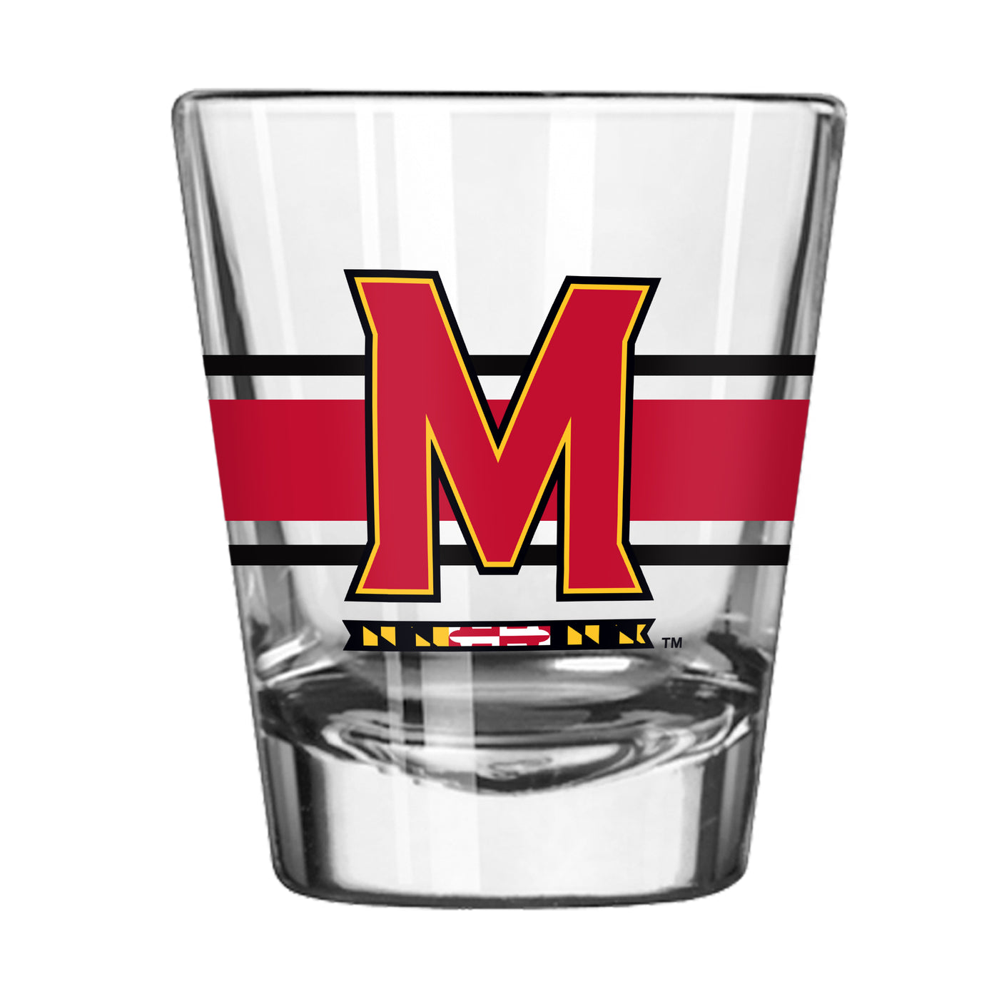 Maryland 2oz Stripe Shot Glass