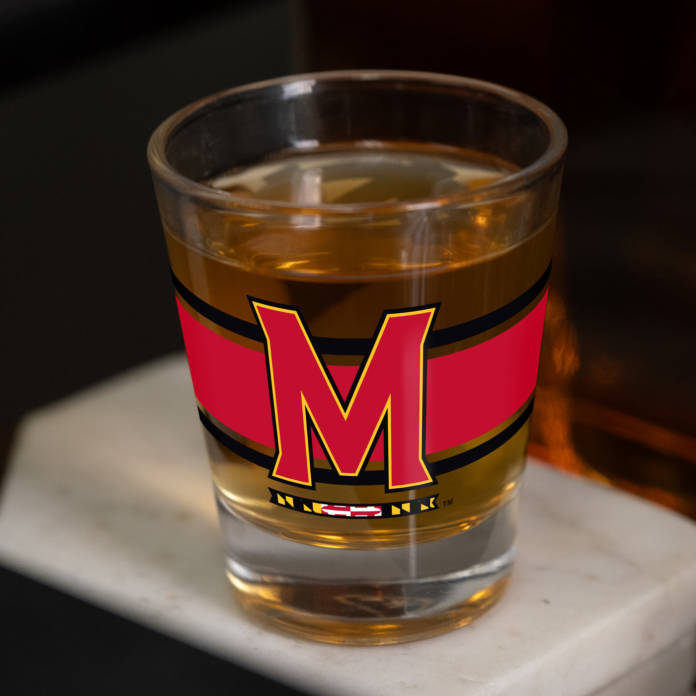 Maryland 2oz Stripe Shot Glass