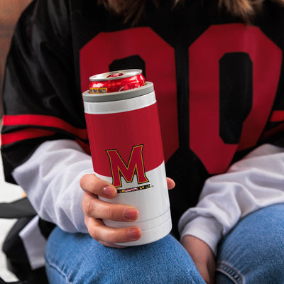Maryland Colorblock 12oz Slim Can Coolie