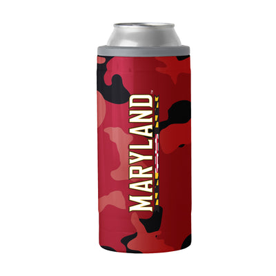 Maryland 12oz Camo Swagger Slim Can Coolie