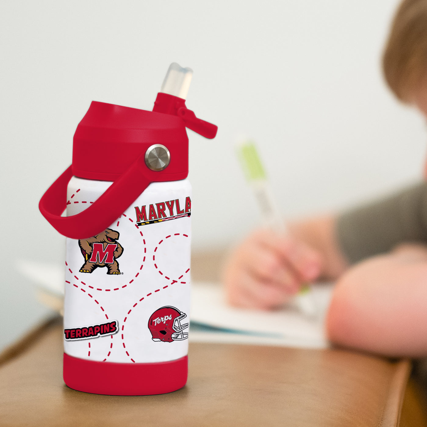 Maryland 12oz Mascot SS Kids Bottle