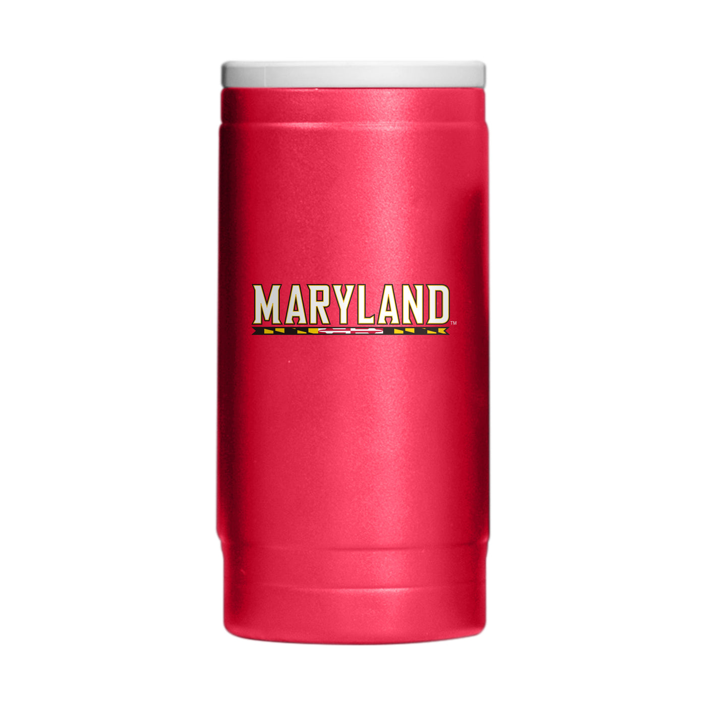 Maryland 12oz Flipside Powder Coat Slim Can Coolie