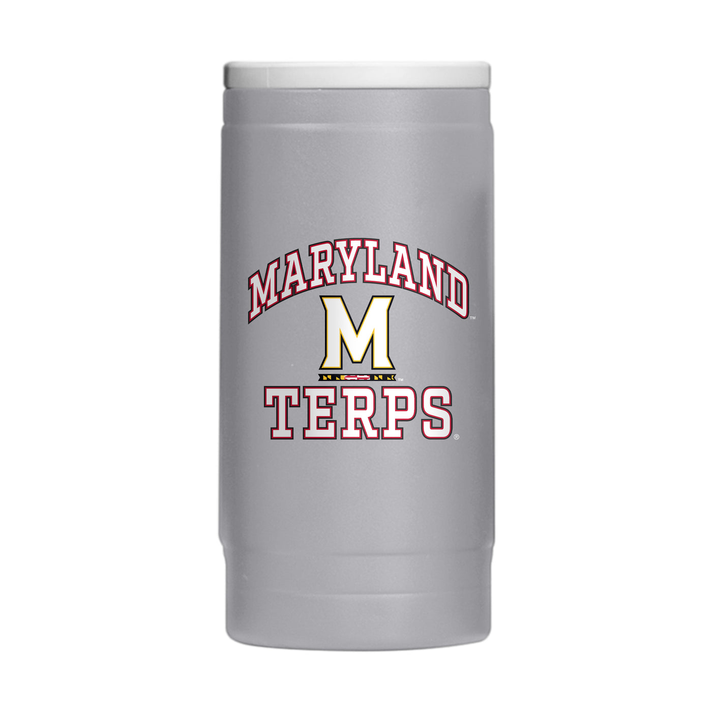 Maryland 12oz Athletic Powdercoat SlimCan Coolie