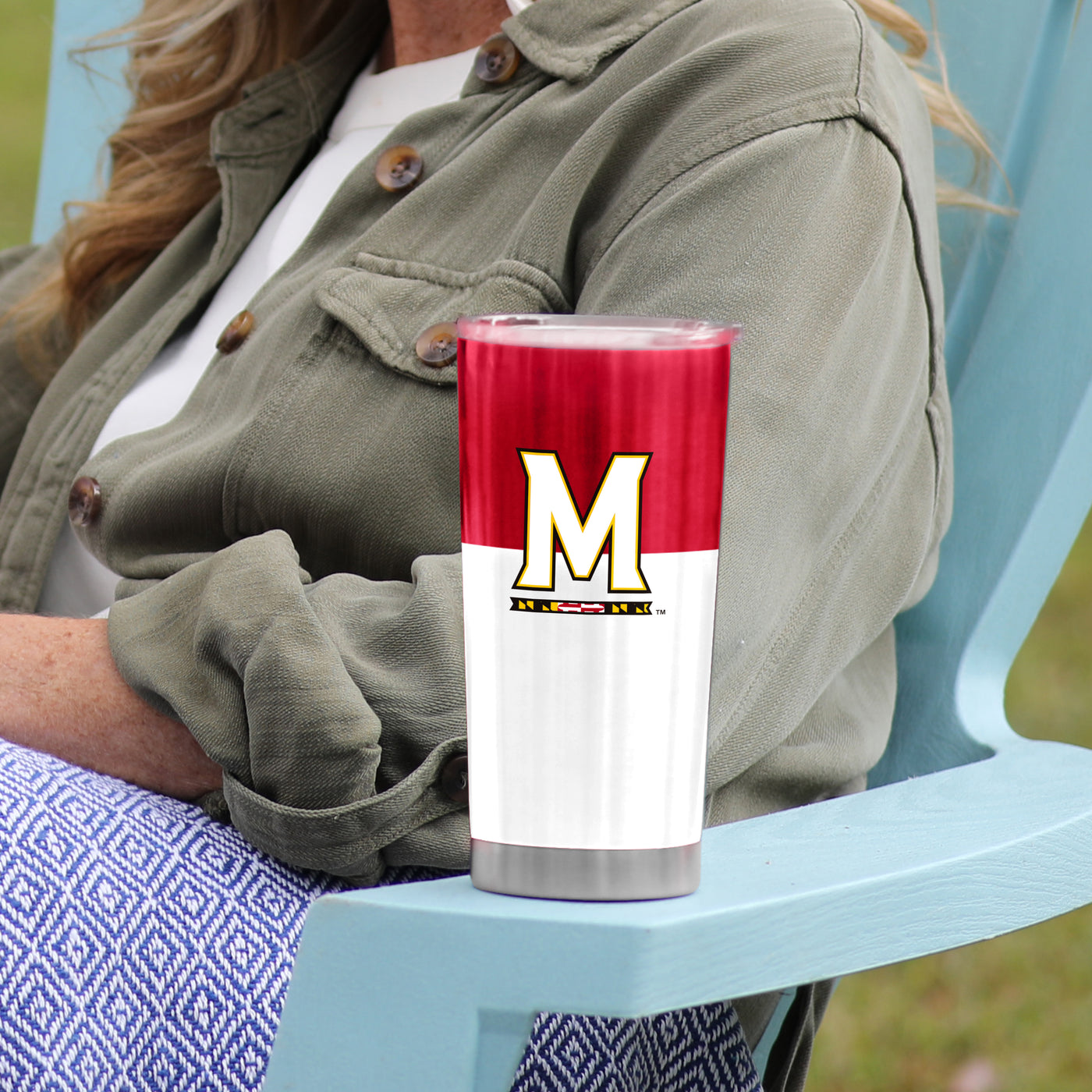 Maryland 20oz Colorblock Stainless Steel Tumbler