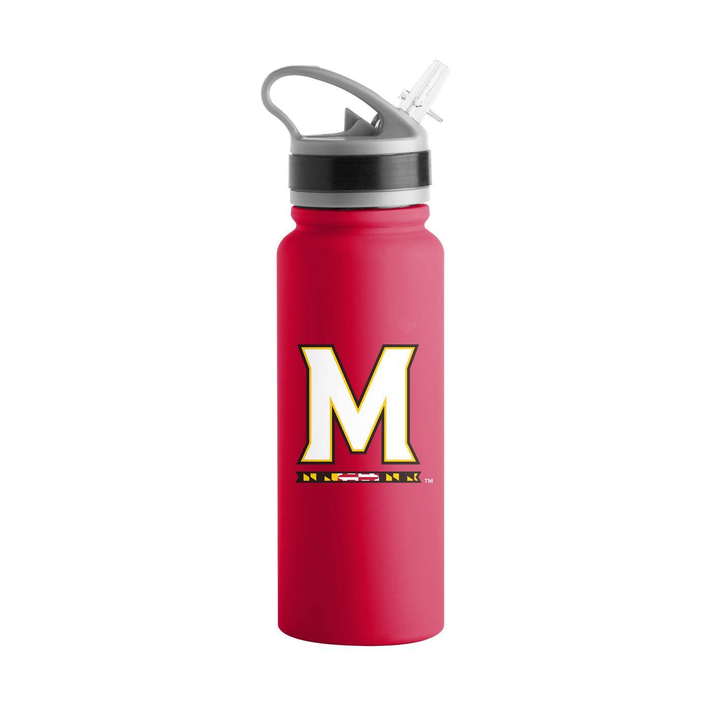 Maryland 25oz Campus Color Letterman Stainless Single Wall Flip Top Bottle