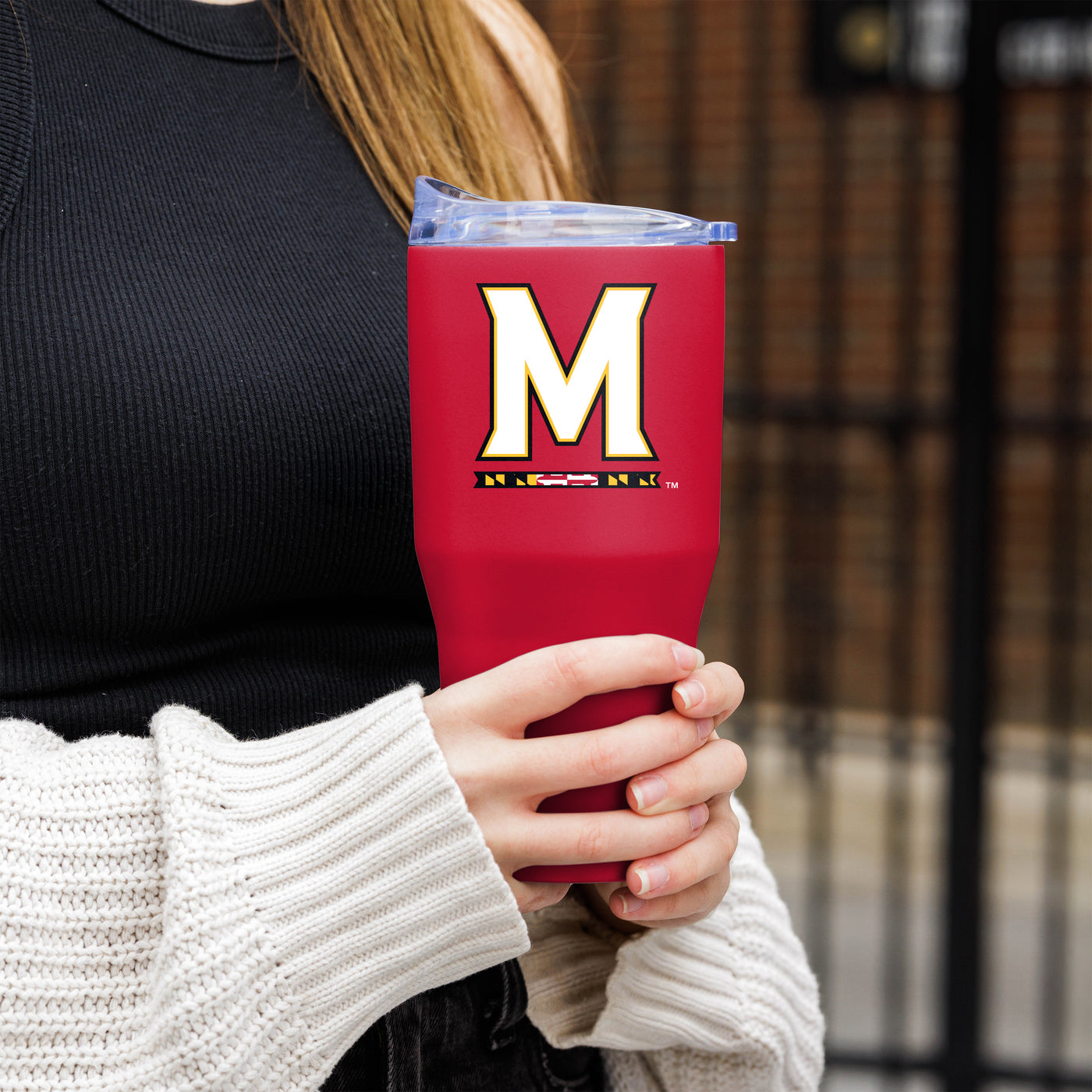 Maryland 30oz Flipside Powder Coat Tumbler