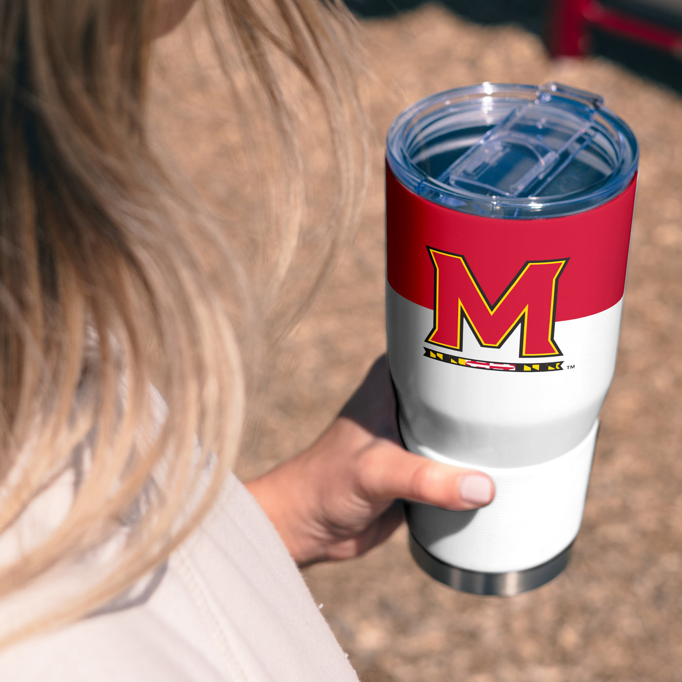 Maryland 30oz Colorblock Stainless Steel Tumbler
