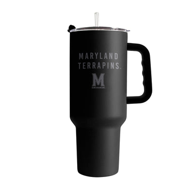 Maryland 40oz Black Tonal Powder Coat Tumbler