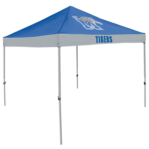 Memphis Economy Canopy shelter by Logo Brands, portable outdoor shelter with sturdy frame and fabric roof, ideal for events or shade.