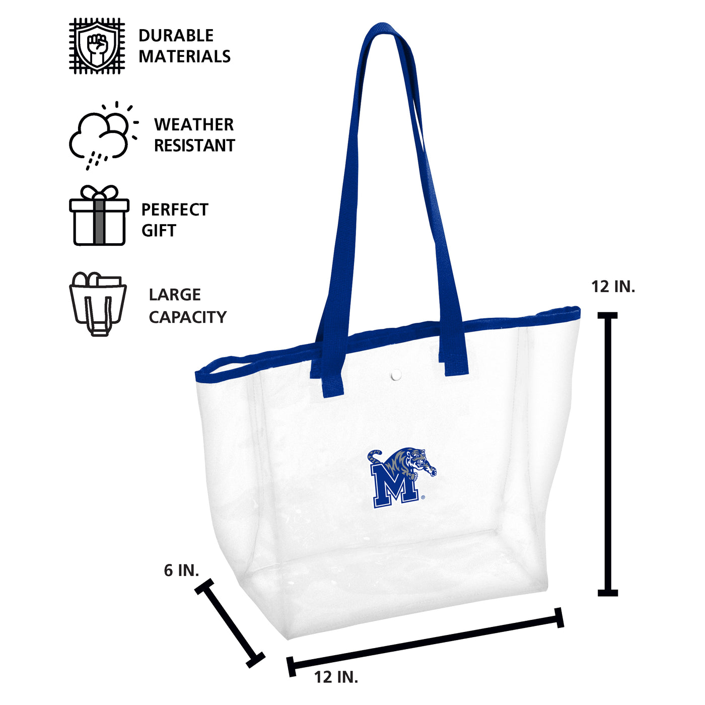 Memphis Stadium Clear Bag