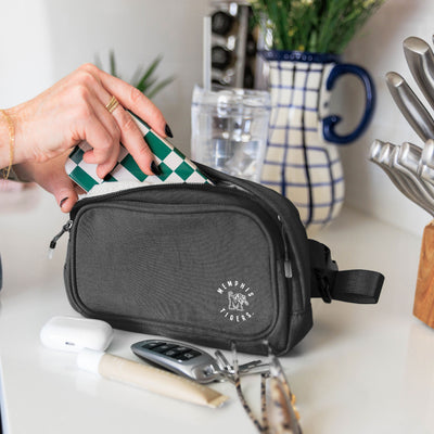 Memphis Everyday Black Belt Bag