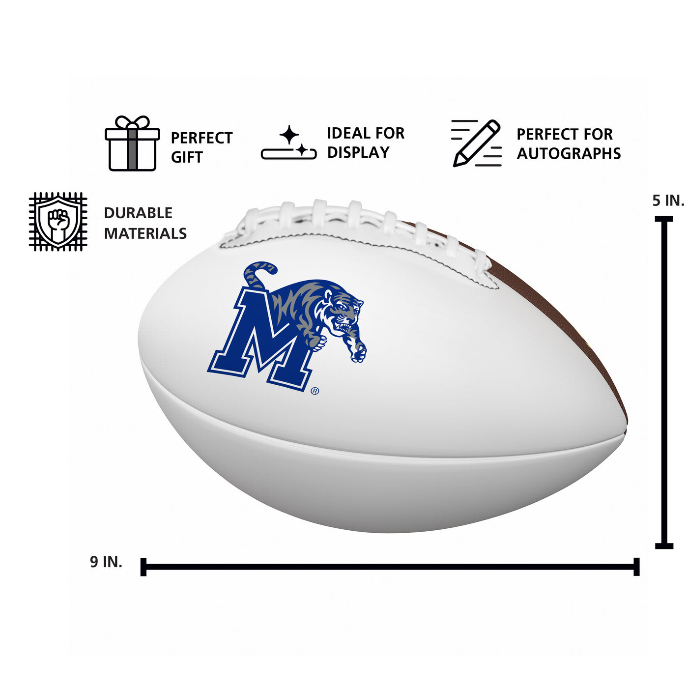 Memphis Mini Autograph Football