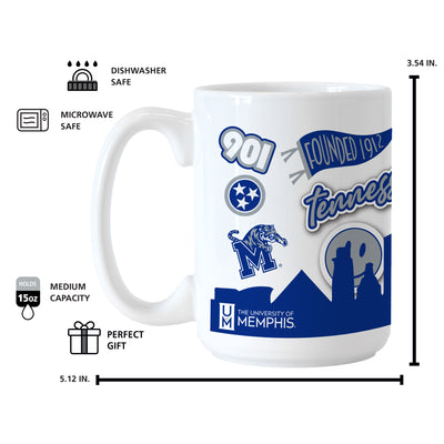 Memphis 15oz Native Sublimated Mug