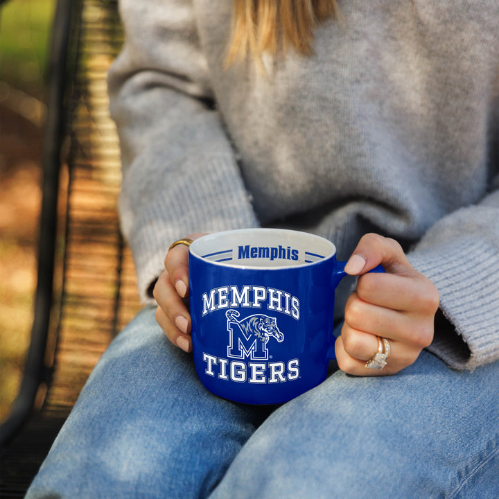 Memphis 15oz Stripe Mug - merchandise Royal Crest
