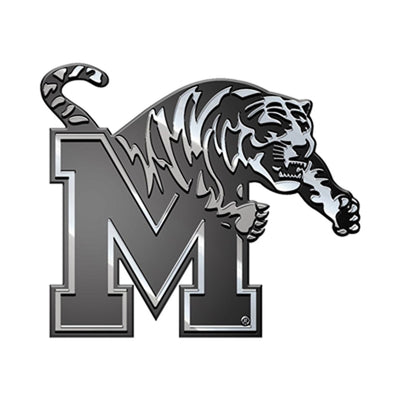 University of Memphis Plastic Chrome Emblem