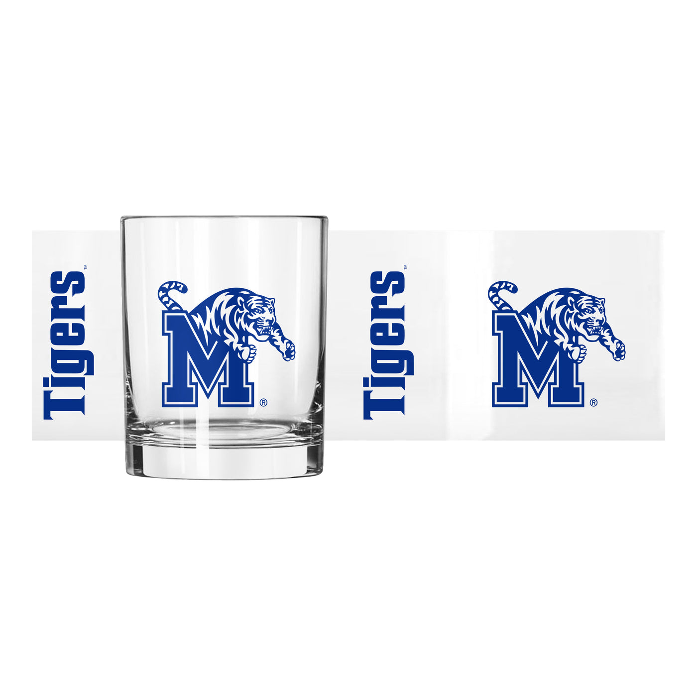 Memphis 14oz Gameday Rocks Glass