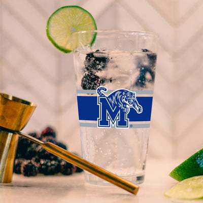 Memphis 16oz Stripe Pint Glass