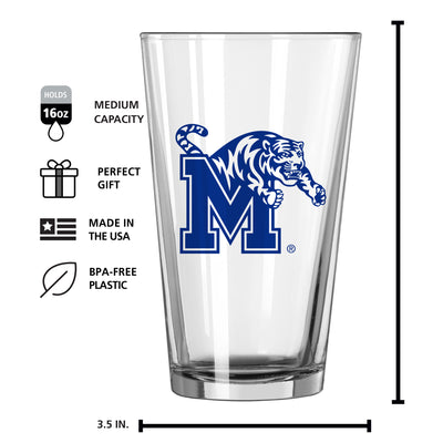 Memphis 16oz Gameday Pint Glass