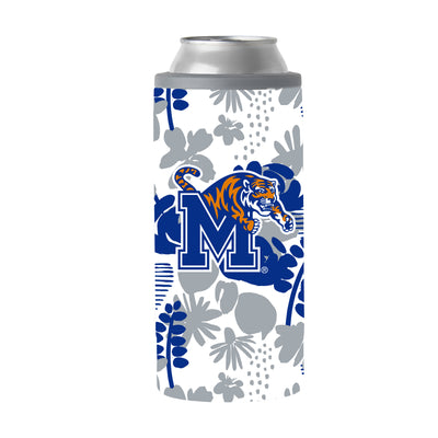 Memphis 12oz Floral Slim Can Coolie