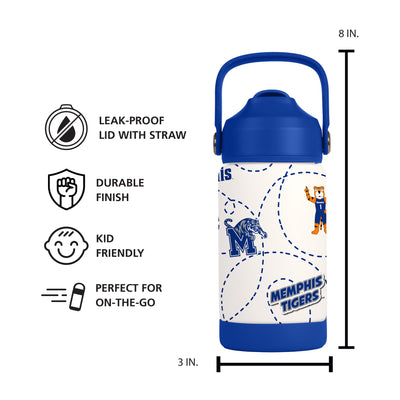 Memphis 12oz Mascot SS Kids Bottle
