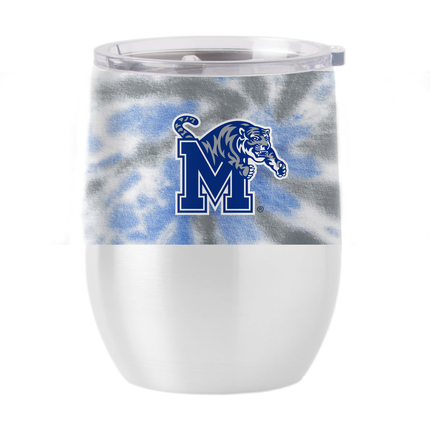 Memphis 16oz Tie Dye Stainless Curved Beverage