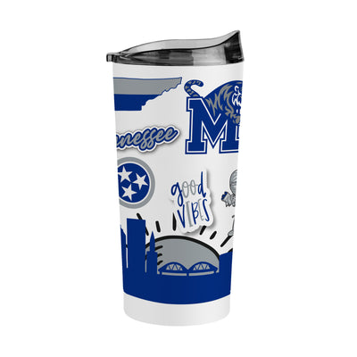 Memphis 20oz Native Powder Coat Tumbler