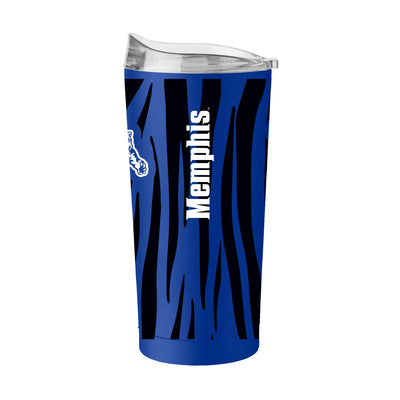 Memphis 20oz Tiger Stripe Royal Powder Coat Tumbler