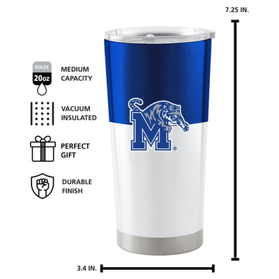 Memphis Colorblock 20oz Stainless Tumbler