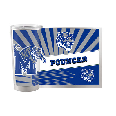 Memphis 20oz Mascot Stainless Tumbler