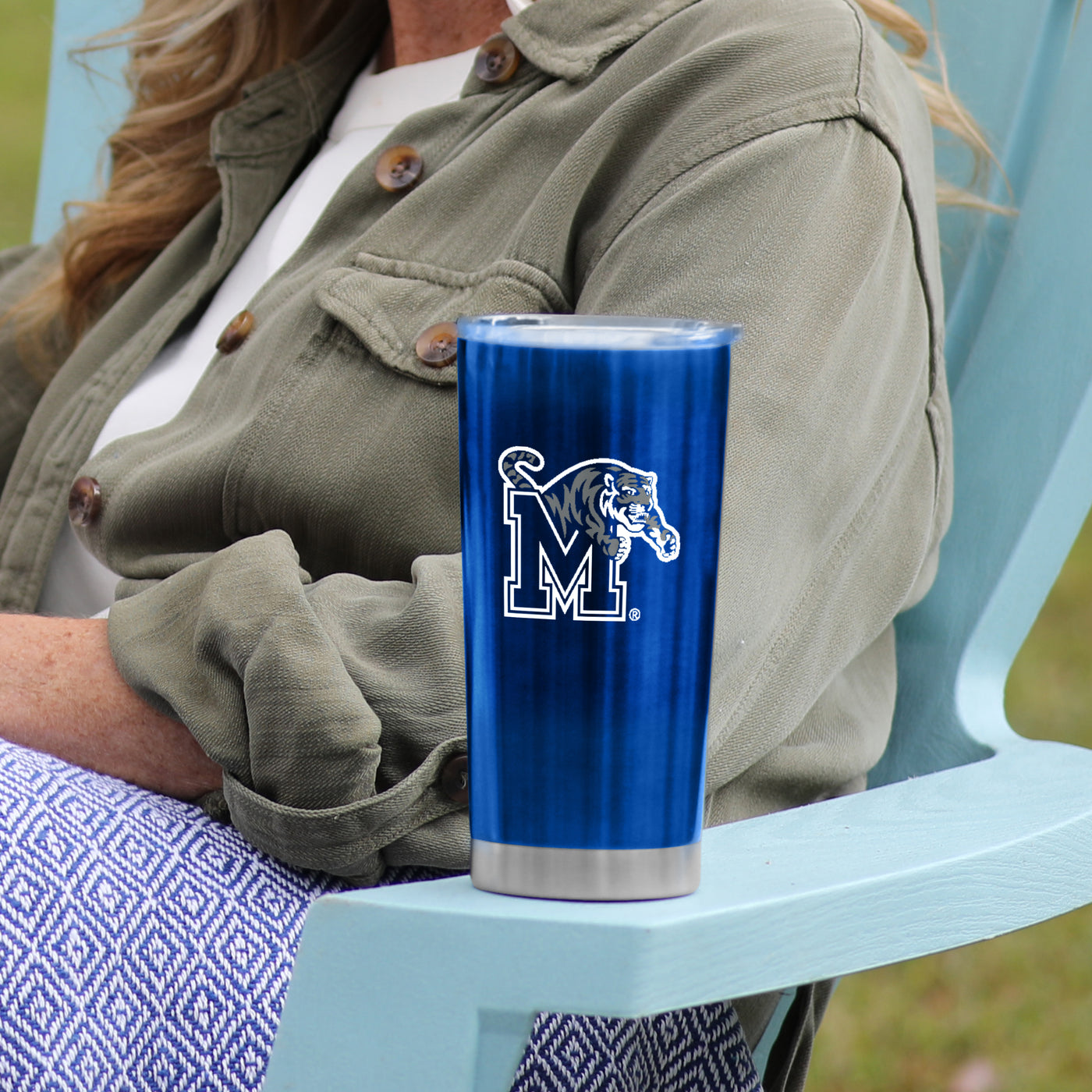Memphis 20oz Gameday Stainless Steel Tumbler