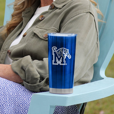 Memphis 20oz Gameday Stainless Steel Tumbler