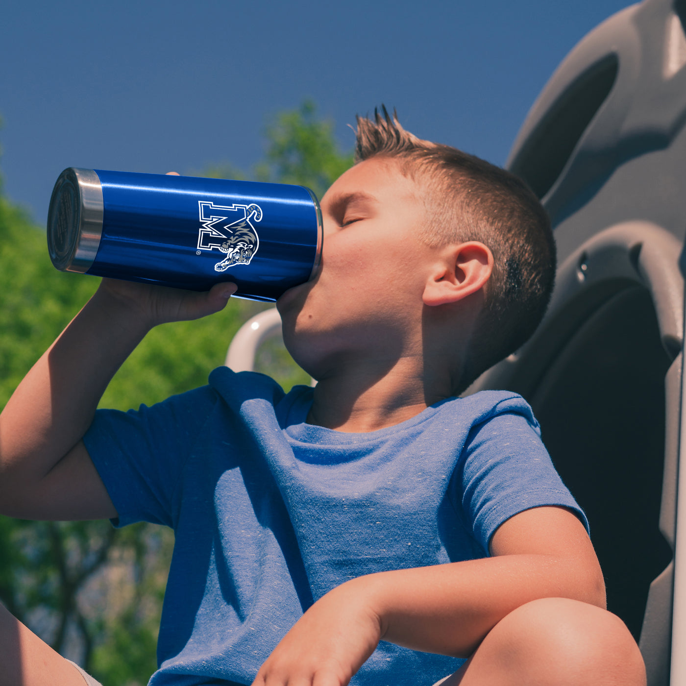 Memphis 20oz Gameday Stainless Steel Tumbler
