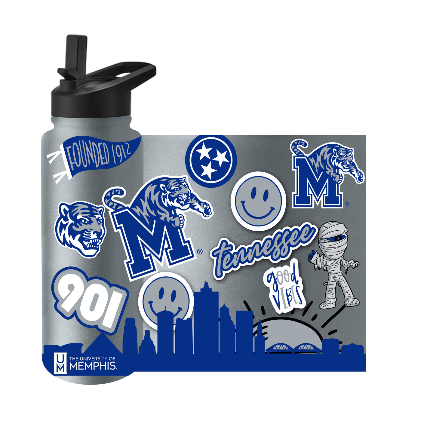 Memphis 34oz Native Quencher Bottle