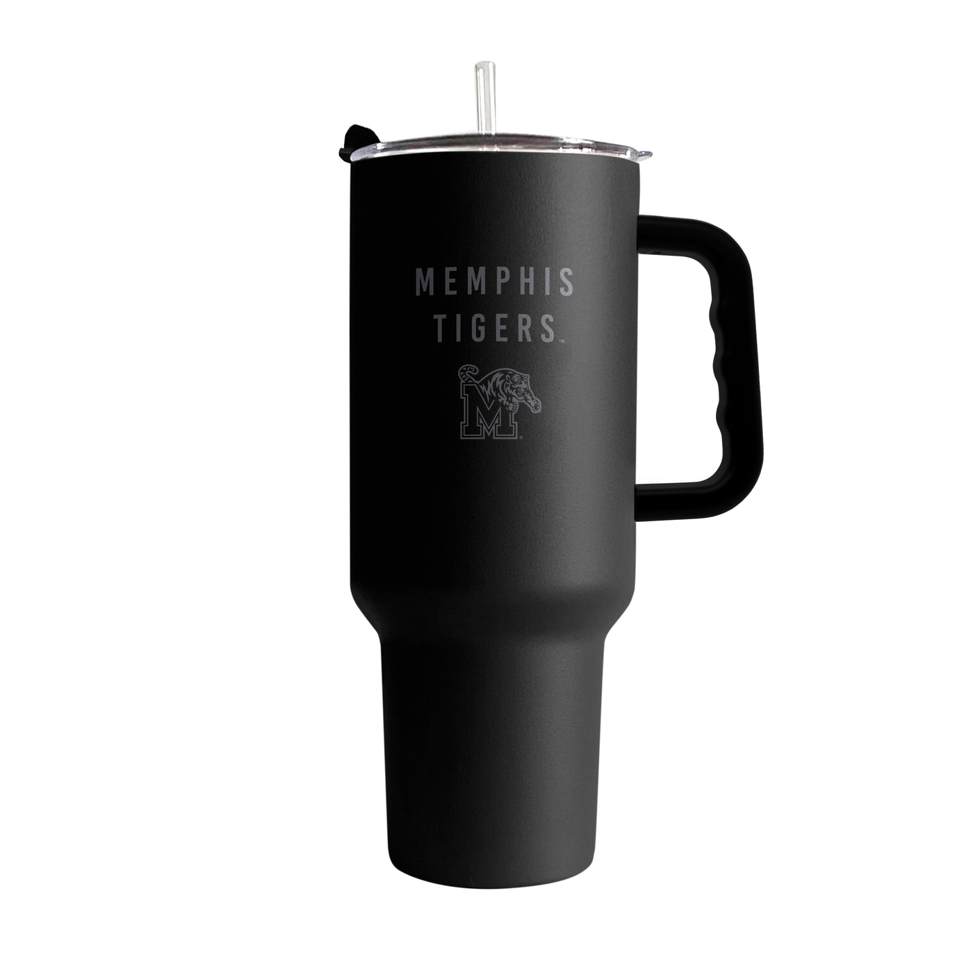 Memphis 40oz Black Tonal Powder Coat Tumbler