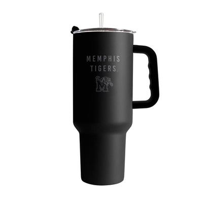 Memphis 40oz Black Tonal Powder Coat Tumbler