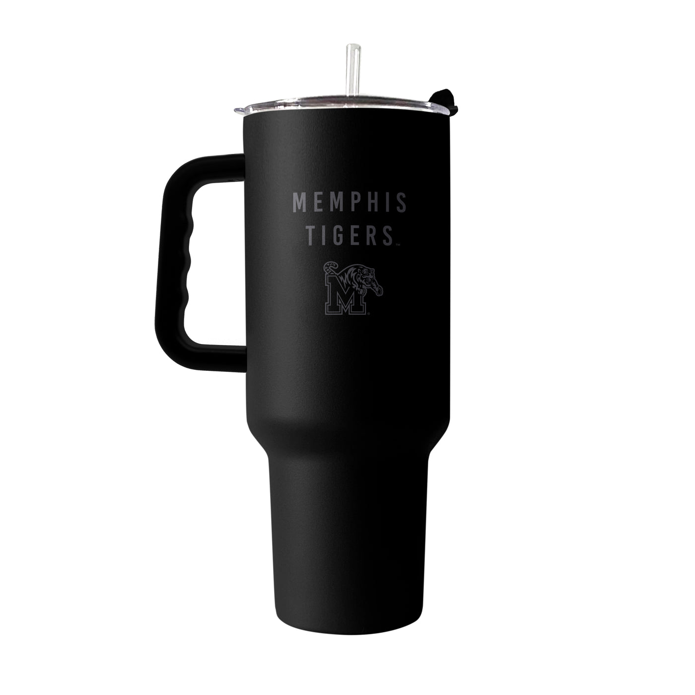 Memphis 40oz Black Tonal Powder Coat Tumbler
