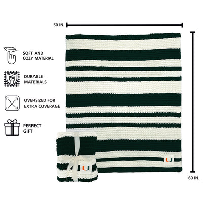 Miami Cable Knit Throw 50x60