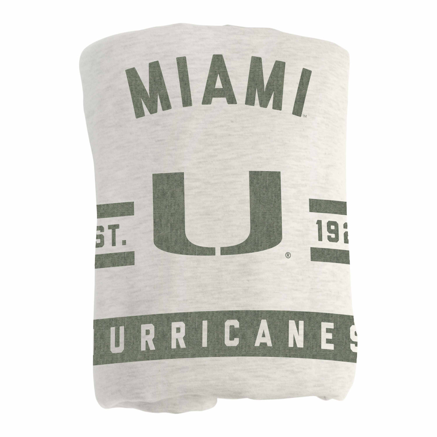 Miami Oatmeal Sweatshirt Blanket