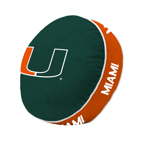 Miami Puff Pillow blanket by Logo Brands featuring a soft, plush design with vibrant Miami-themed patterns and textures.