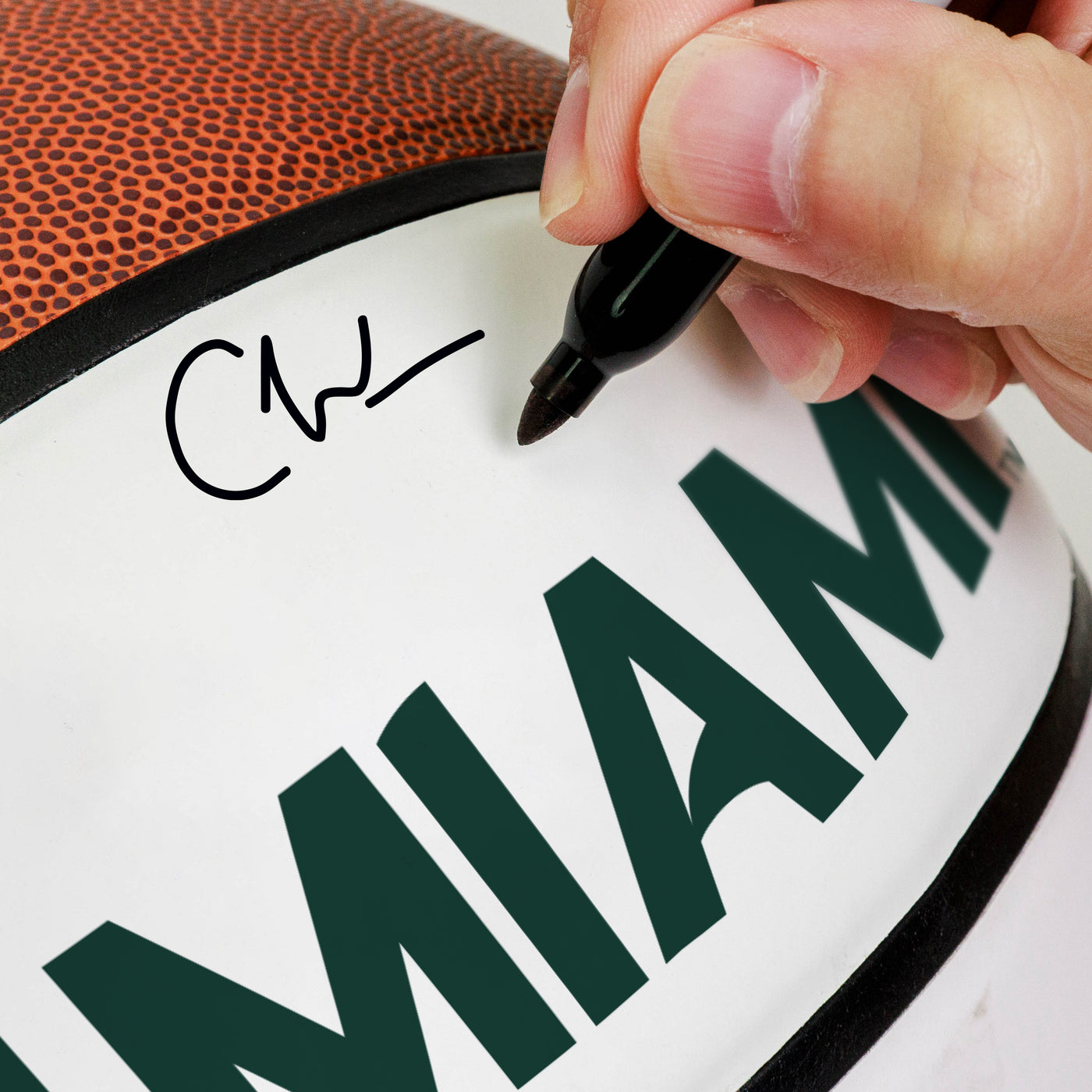 Miami Official-Size Autograph Basketball