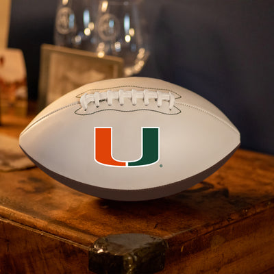 Miami Official-Size Autograph Football - Logo Brands