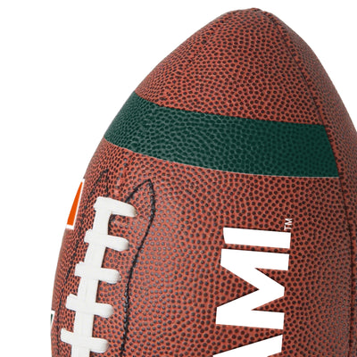 Miami Team Stripe Official-Size Composite Football - Logo Brands