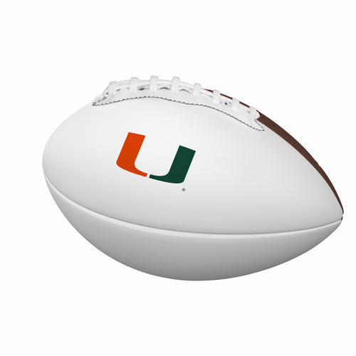 Miami Mini Autograph Football by Logo Brands, recreation football with signature space, perfect for collectors and sports fans.