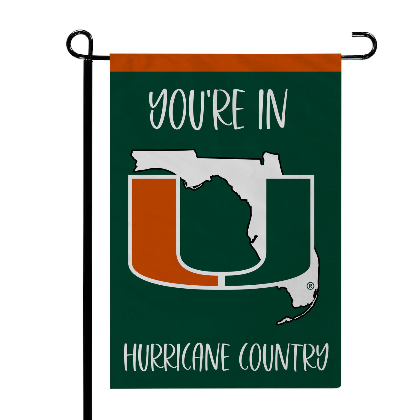University of Miami FLAG12X18
