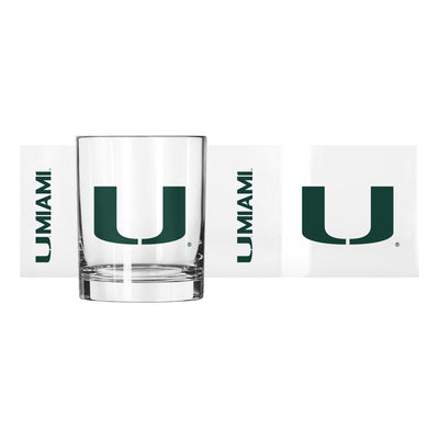 Miami 14oz Gameday Rocks Glass