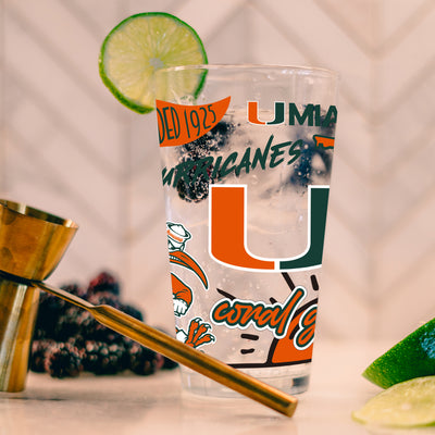 Miami 16oz Native Pint Glass