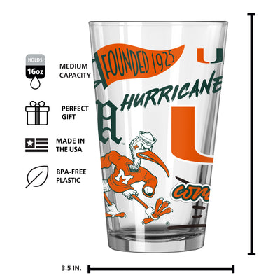 Miami 16oz Native Pint Glass