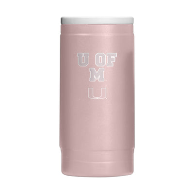 Miami  Stencil Powder Coat Slim Can Coolie
