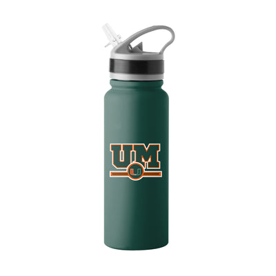 Miami 25oz Campus Color Letterman Stainless Single Wall Flip Top Bottle
